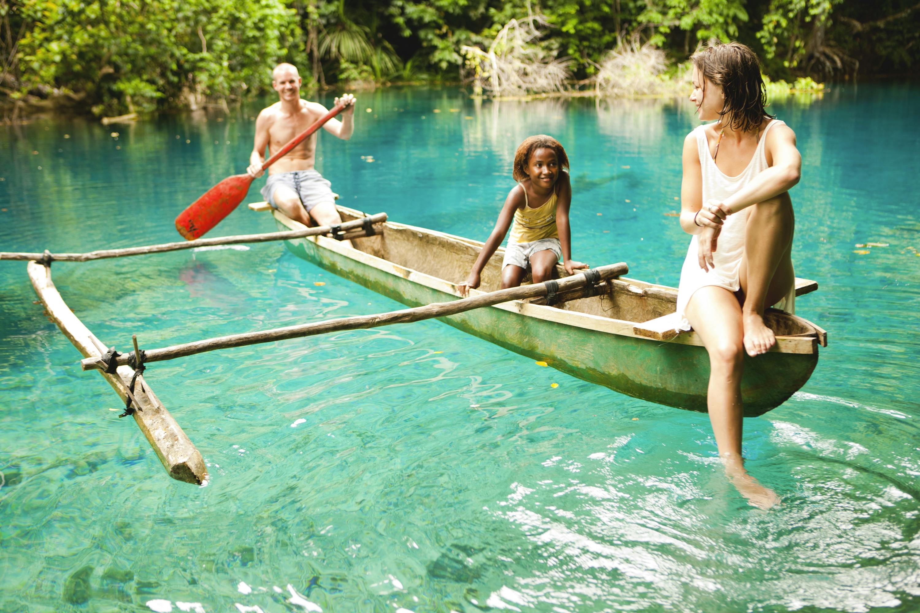 Take a tour in an Outrigger Canoe erakor island resort & spa #erakorislandresort #vanuatuholidays #tropicalislandholiday