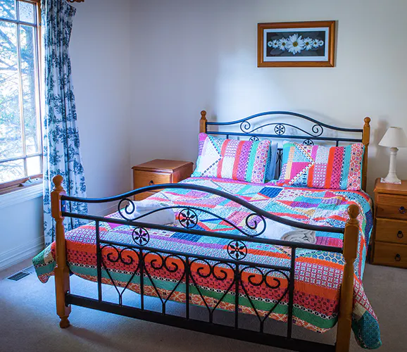 Sun filled double room