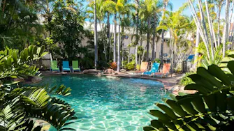 Swimming pool at the Beach Motel Hervey Bay