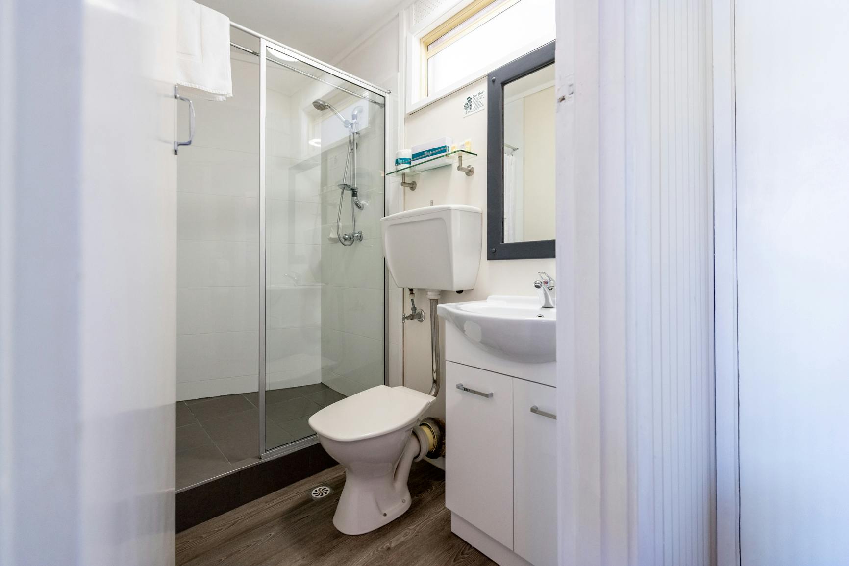 Family room bathroom