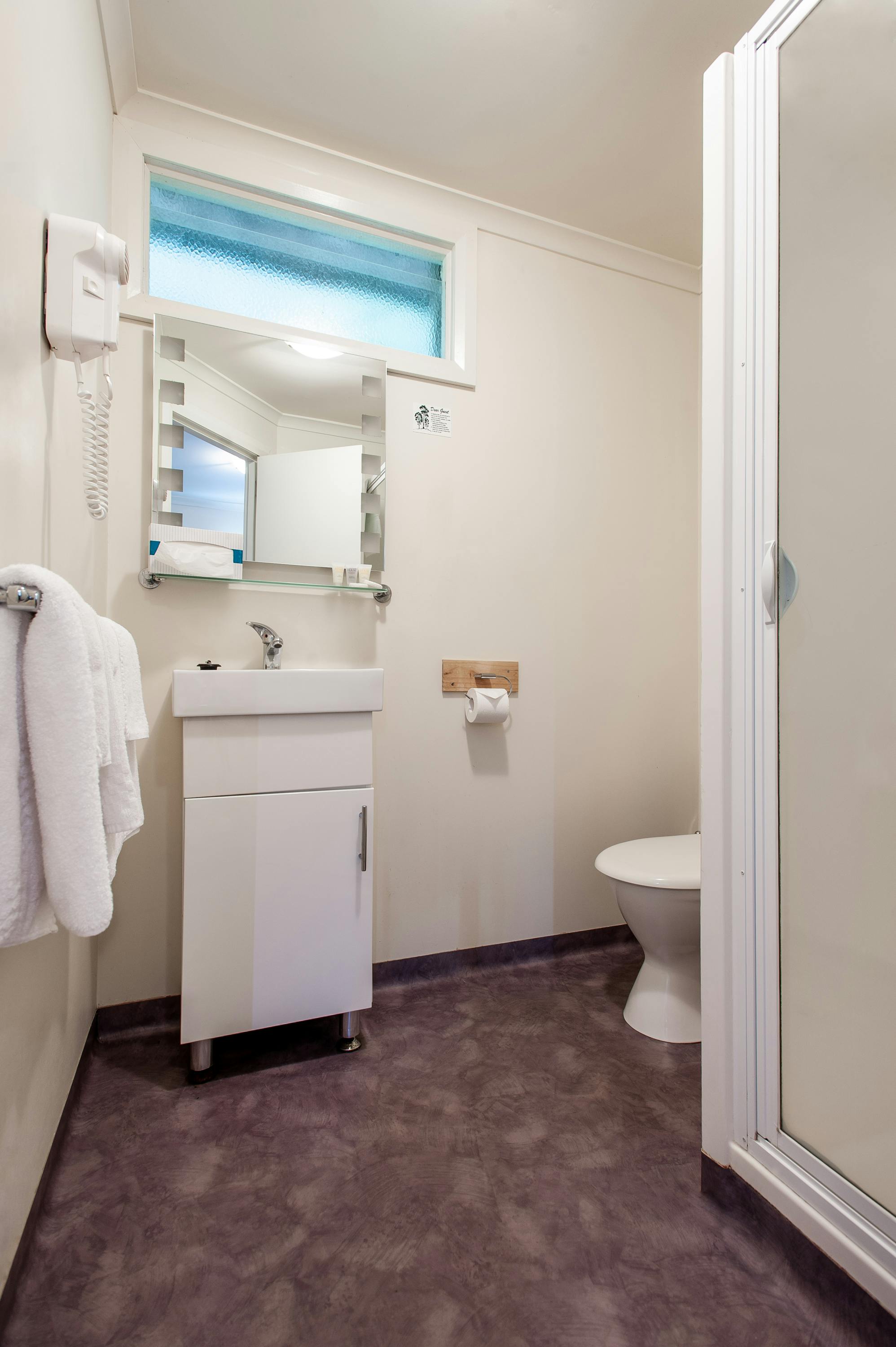 Bathroom in accommodation