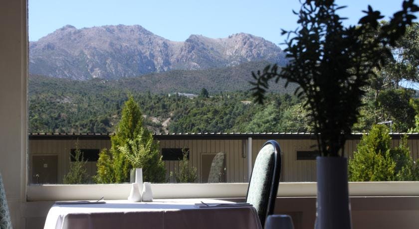 View of Mount Owen from the Restaurant