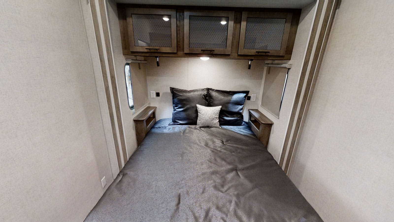 The Grand Tour Destination RV Cabin Rental two Bedroom and two Bathrooms at Best Bear Lodge & Campground