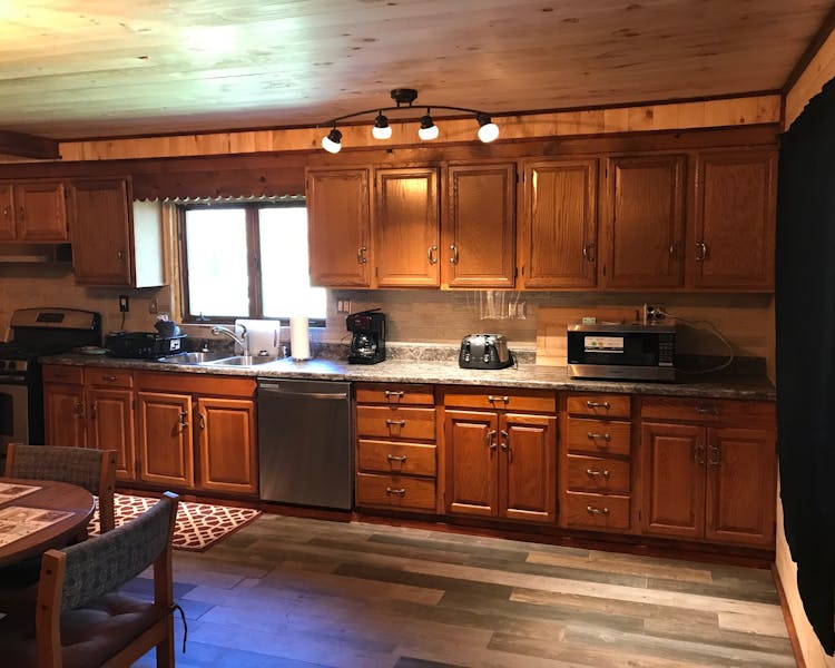 The Grand Daddy Cabin Sleeps Eight at Best Bear Lodge & Campground