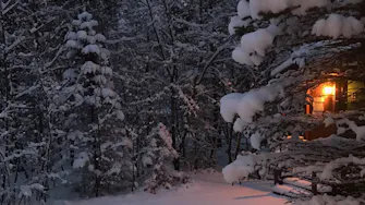 Snow at Best Bear Resort in Irons Michigan