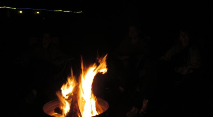 Campfires always welcome at Best Bear Lodge & Campground.