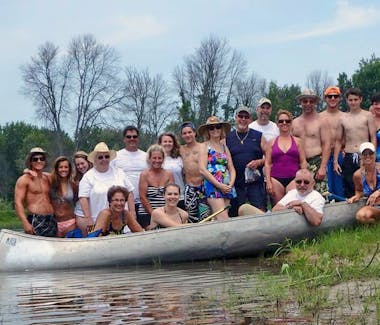 Most of our guest Canoe the Pine River and the little Manistee River while staying at at Best Bear Lodge & Campground
