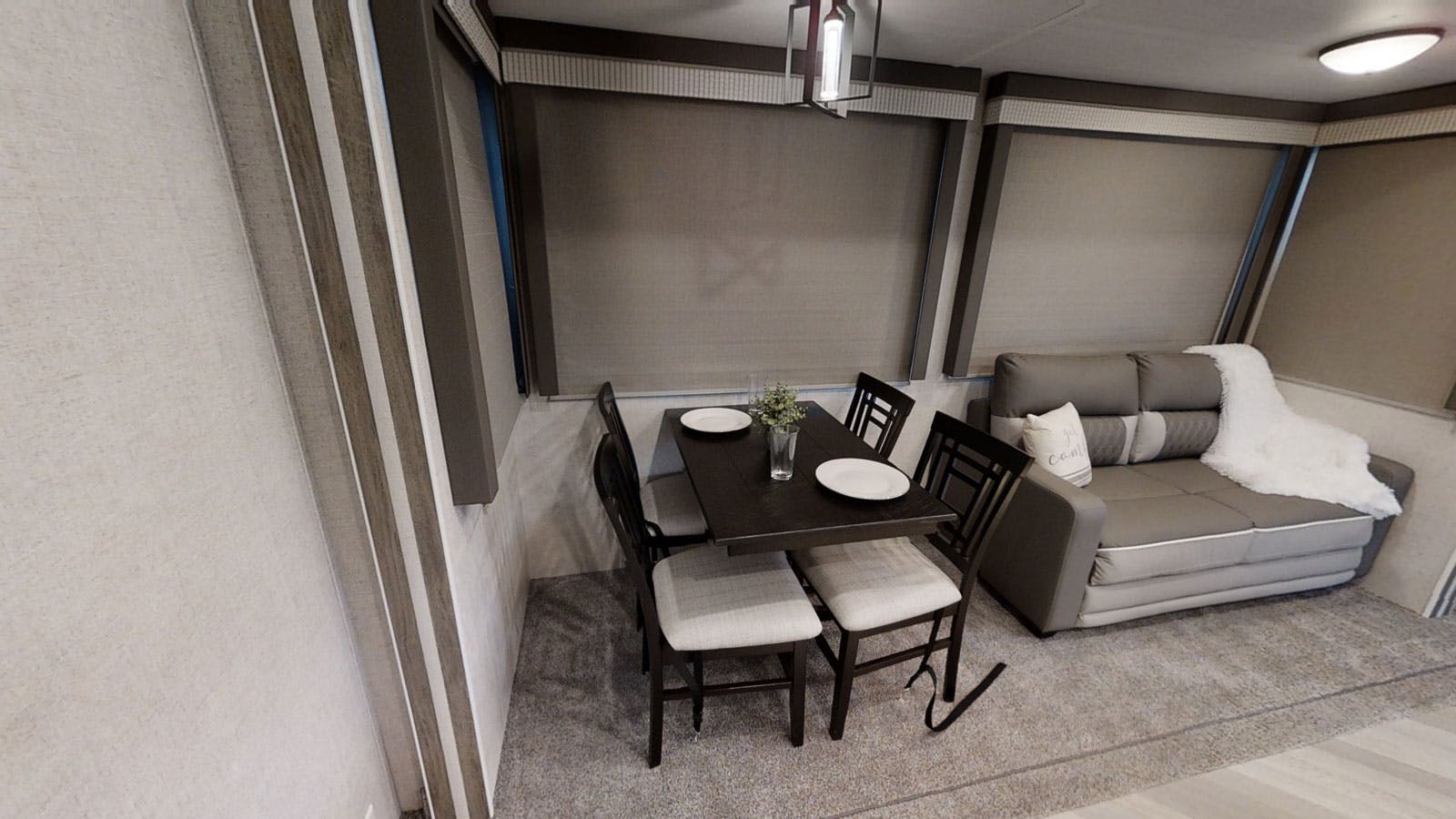 The Grand Tour Destination RV Cabin Rental two Bedroom and two Bathrooms at Best Bear Lodge & Campground