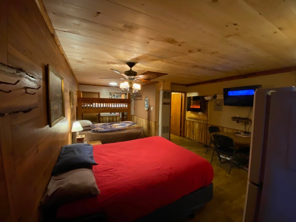 Room 3 at Best Bear Lodge & Campground. Irons, Michigan