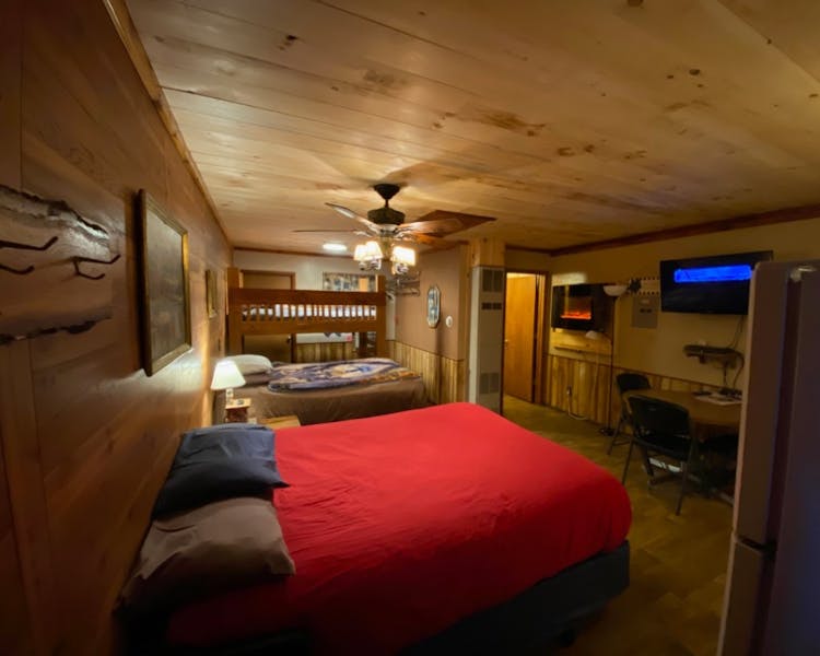 Room 3 at Best Bear Lodge & Campground. Irons, Michigan