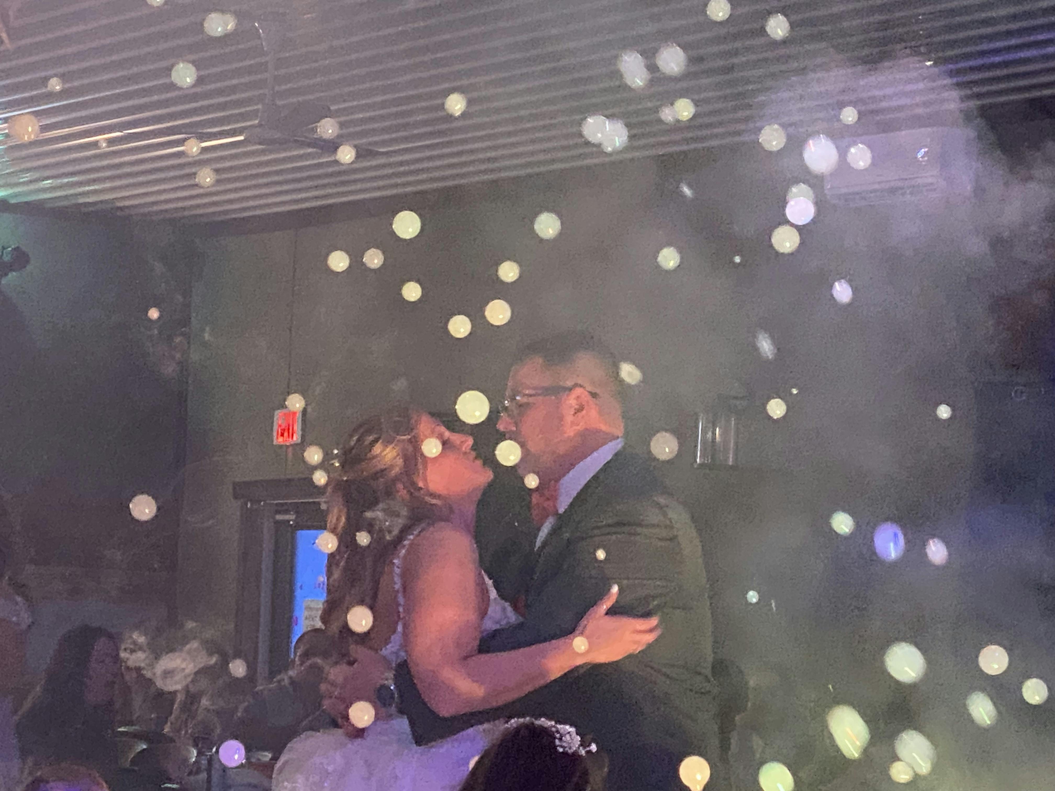 Wedding in the Rhinestone Event Center at Best Bear Lodge & Campground. Irons, Michigan