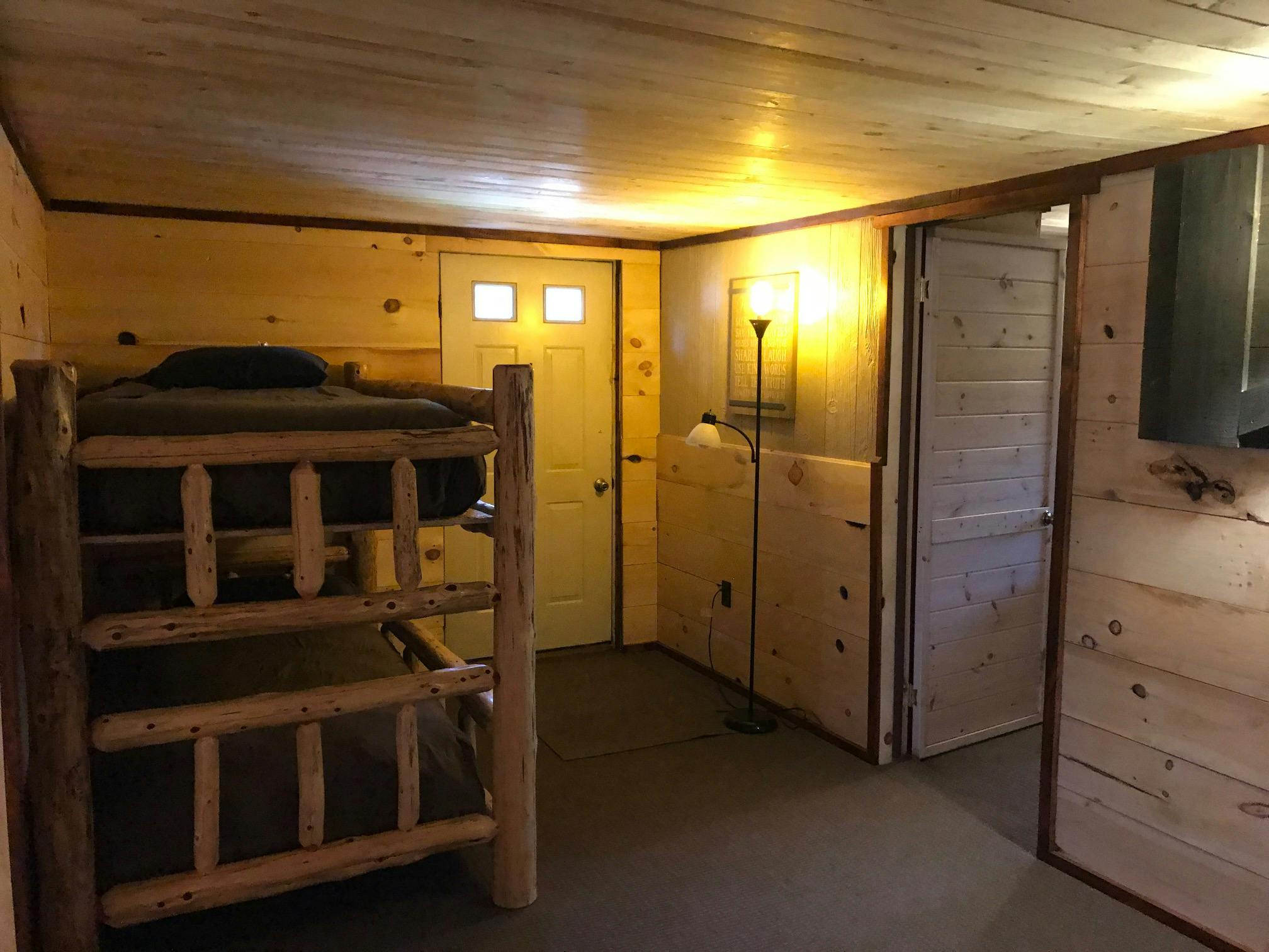 The Grand Daddy Cabin Sleeps Eight at Best Bear Lodge & Campground