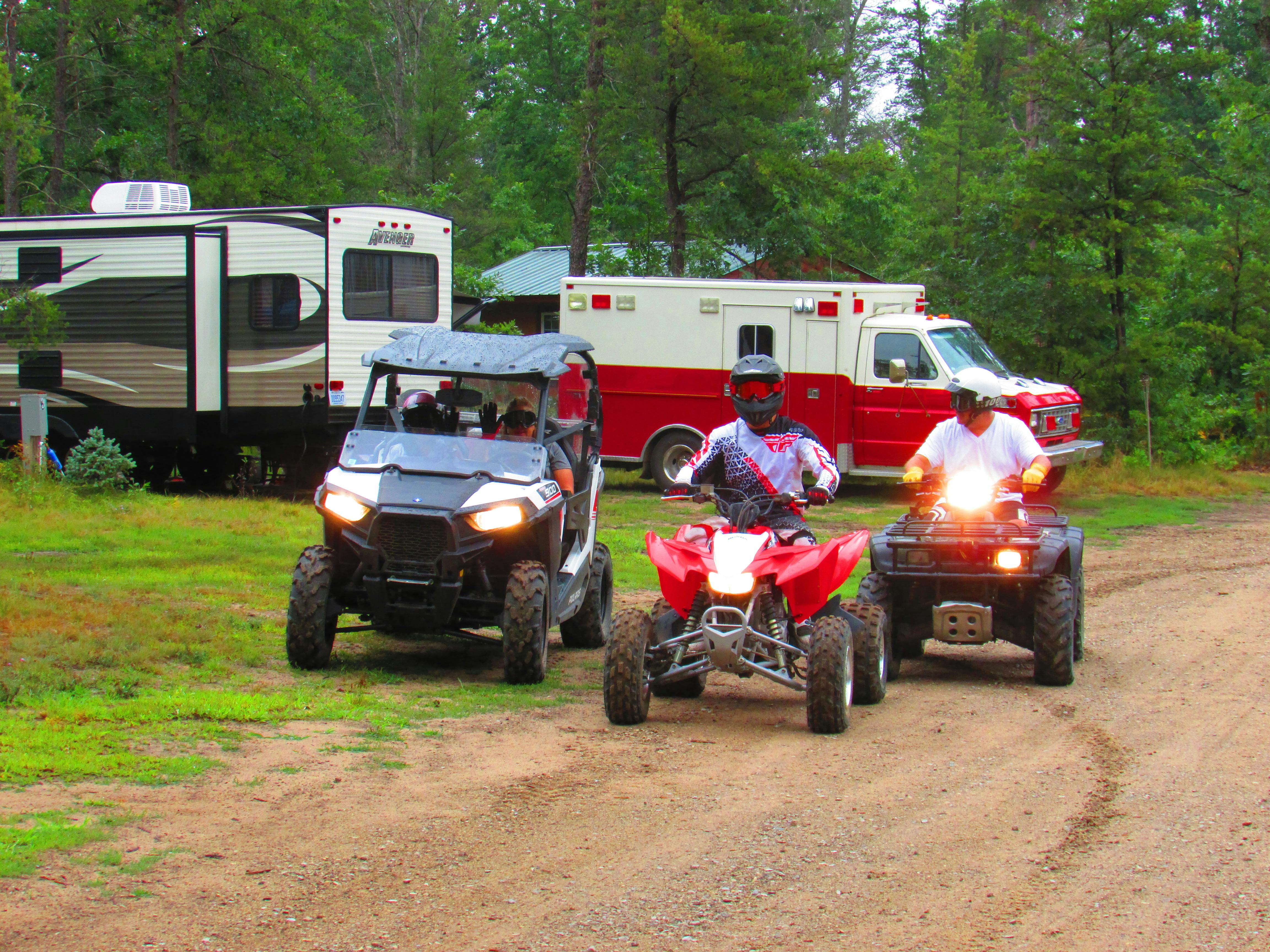 people love to stay and ride atv's at Best Bear Lodge & Campground