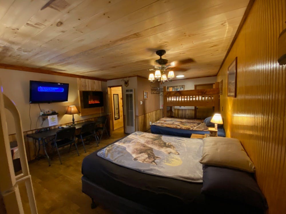 Room 2 at Best Bear Lodge & Campground. Irons, Michigan