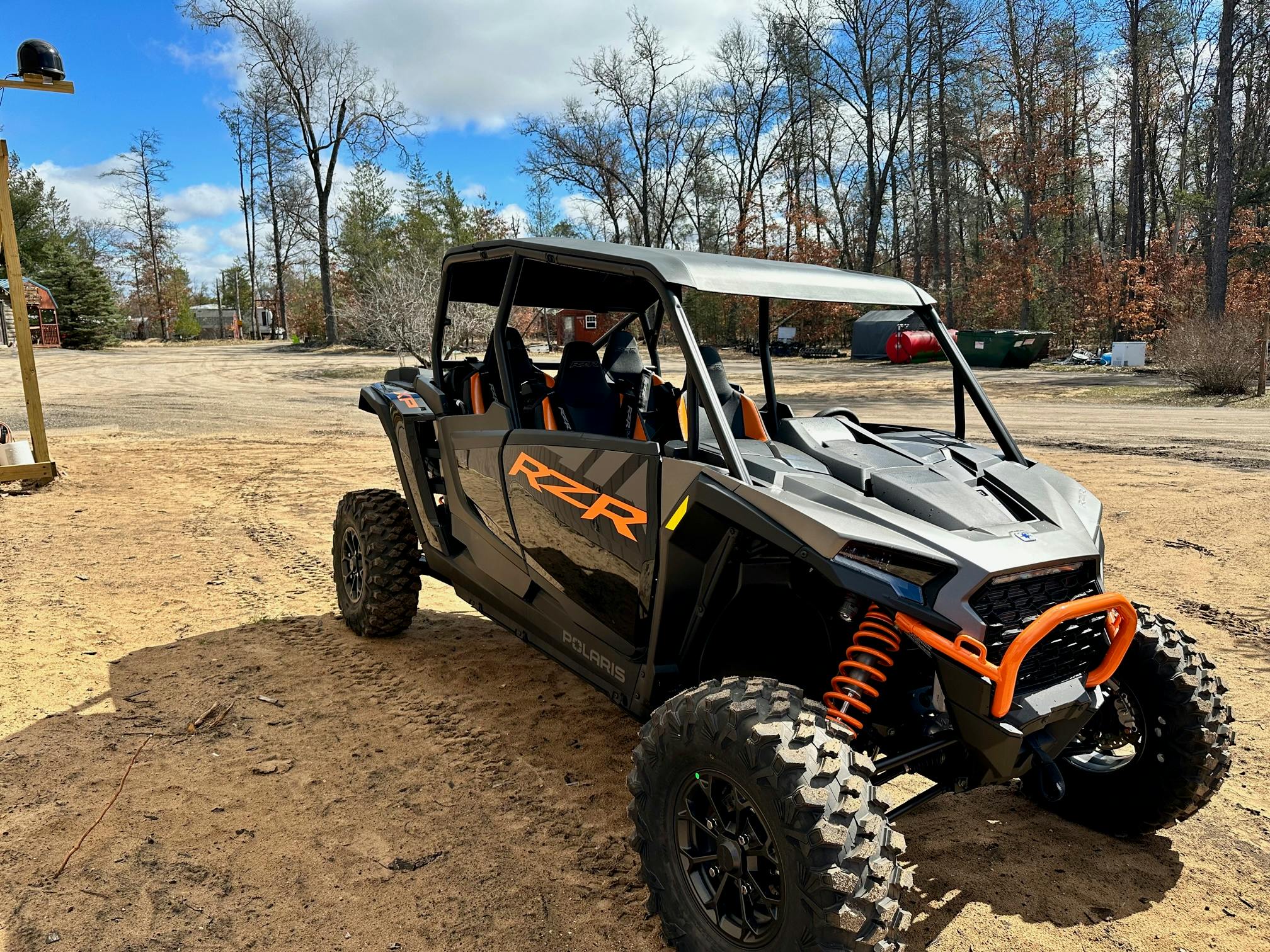 Polaris RZR Rental at Best Bear Lodge & Campground Irons, Michigan