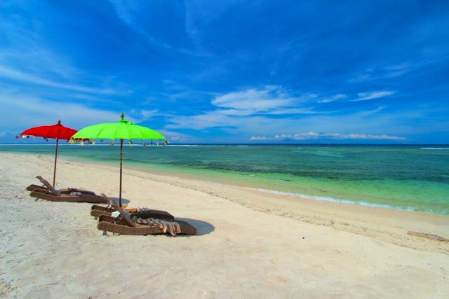 Beach at gili trawangan beach hotel