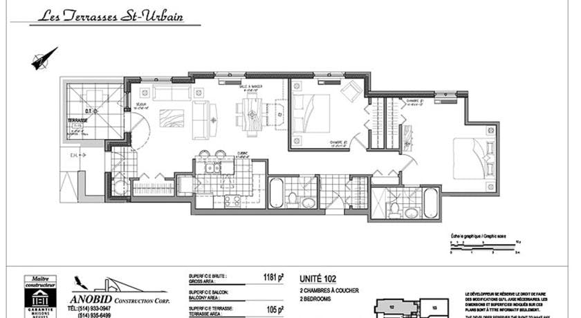Gaden Suite 102 ApartHotelMontreal AppartHôtelMontréal CITQ 222512 2115 Rue Saint Urbain H2X 2N1 #aparthotelmontreal
