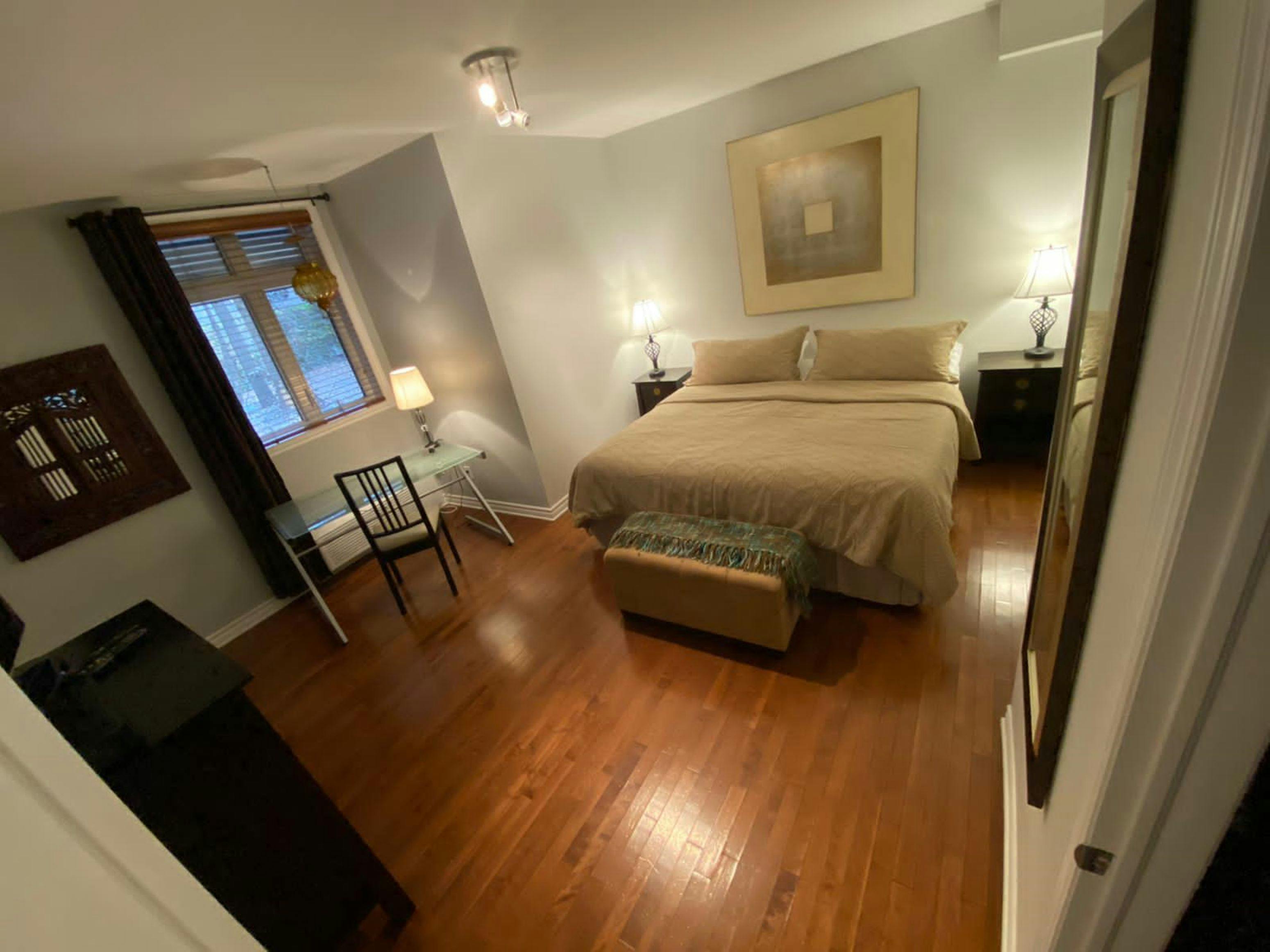 Garden Suite 102 ApartHotelMontreal AppartHôtelMontréal CITQ 222512 2115 Rue Saint Urbain H2X 2N1 #aparthotelmontreal