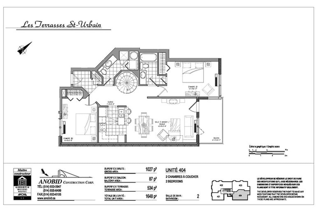Sunrise Suite 404 ApartHotelMontreal AppartHôtelMontréal CITQ 222512 2115 Rue Saint Urbain H2X 2N1 #aparthotelmontreal