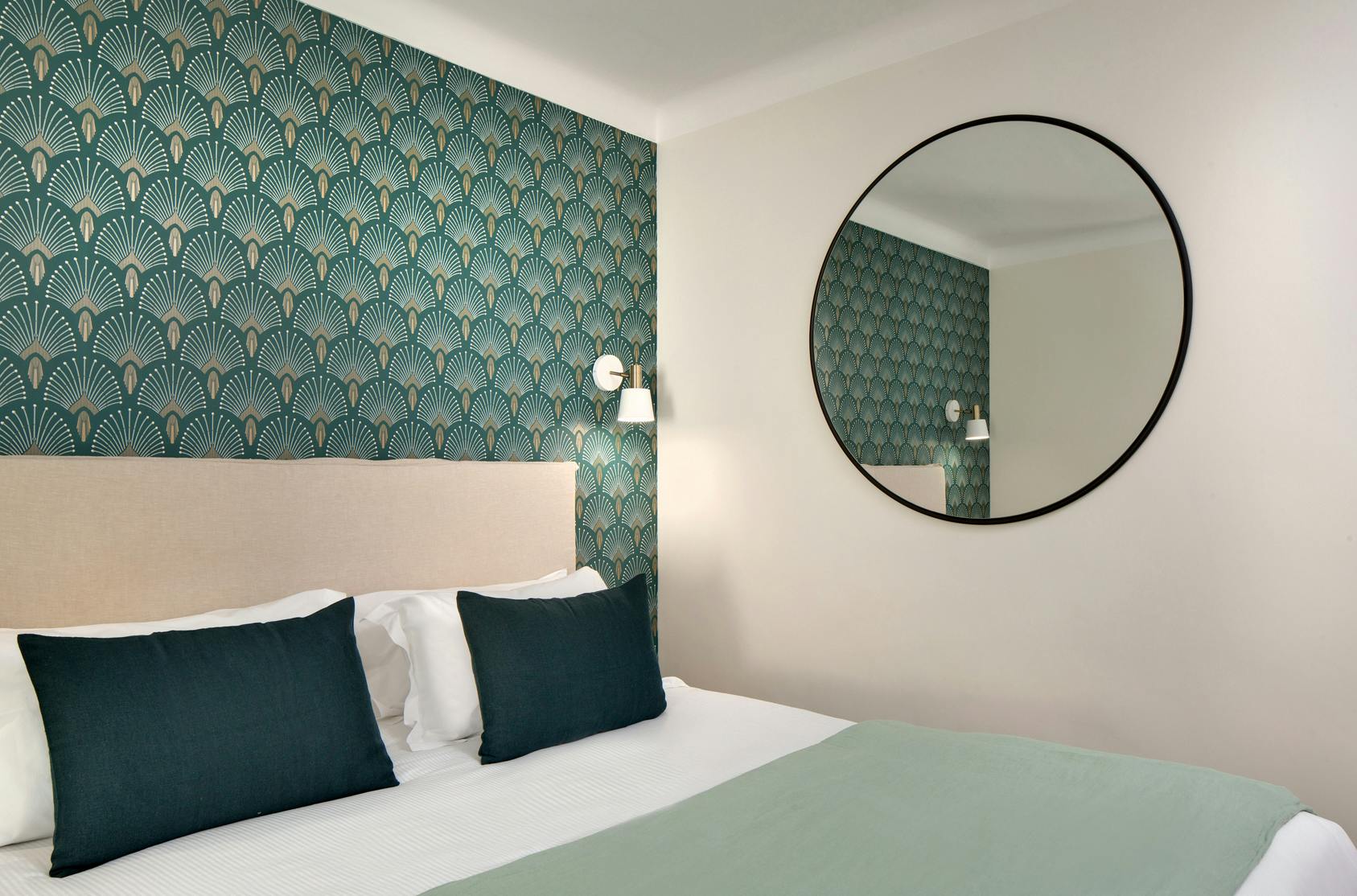 Chambre triple vue jardin