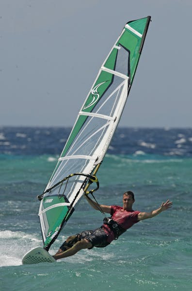 Bangsring Breeze windsurfing at Tabuhan Island