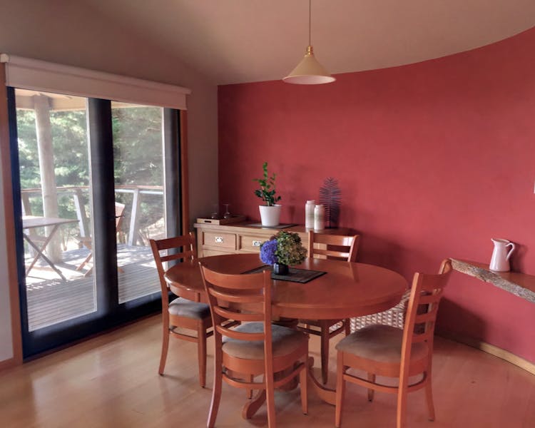 Dining area in Taronga at Anderley in Gippsland