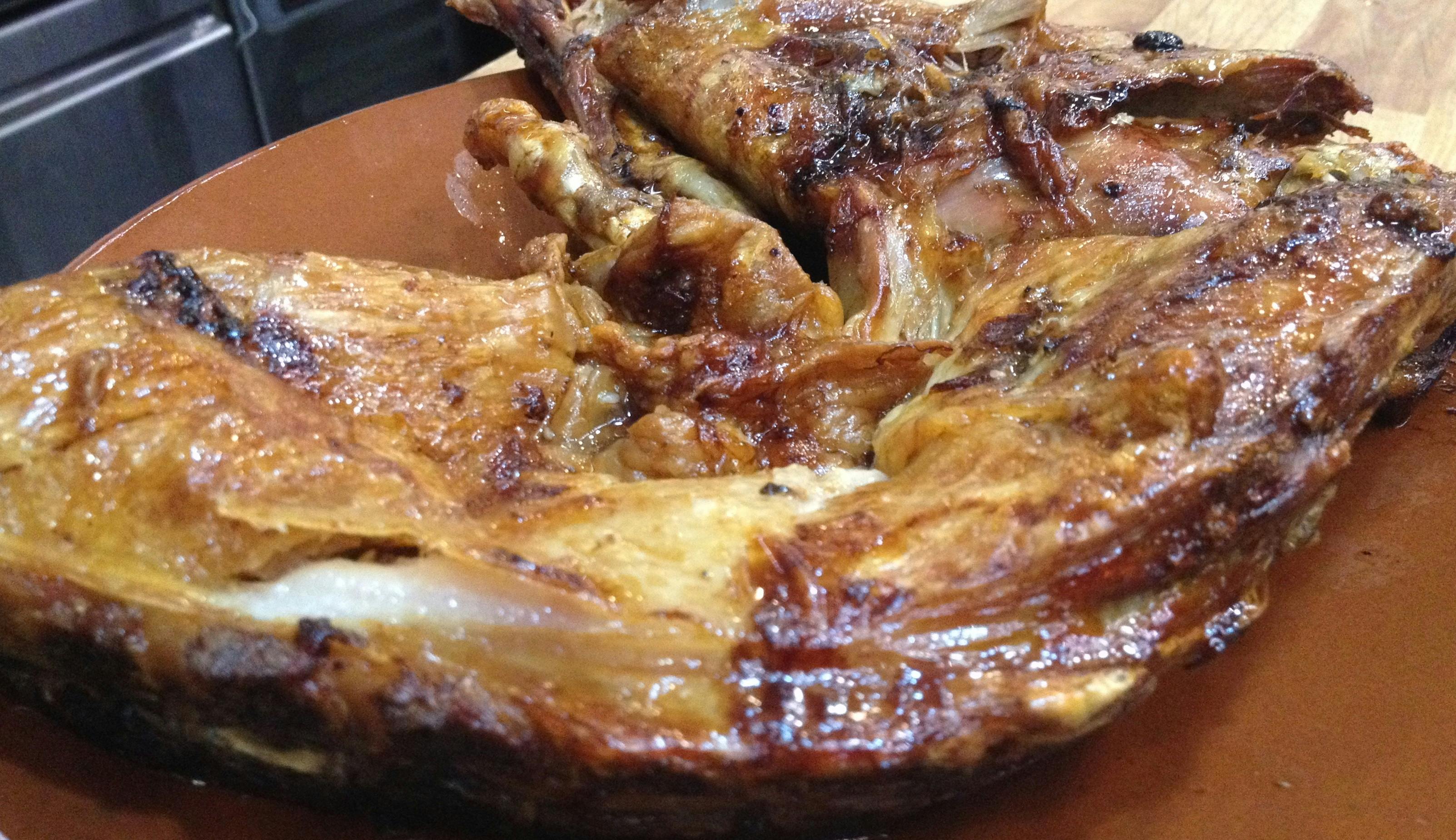 Cordero al horno en Kiloterdi Ellauri Hotel