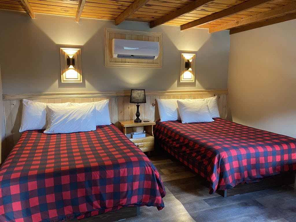 Chalet A with 2 double beds