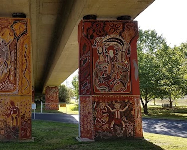 Bridge Pylon murals