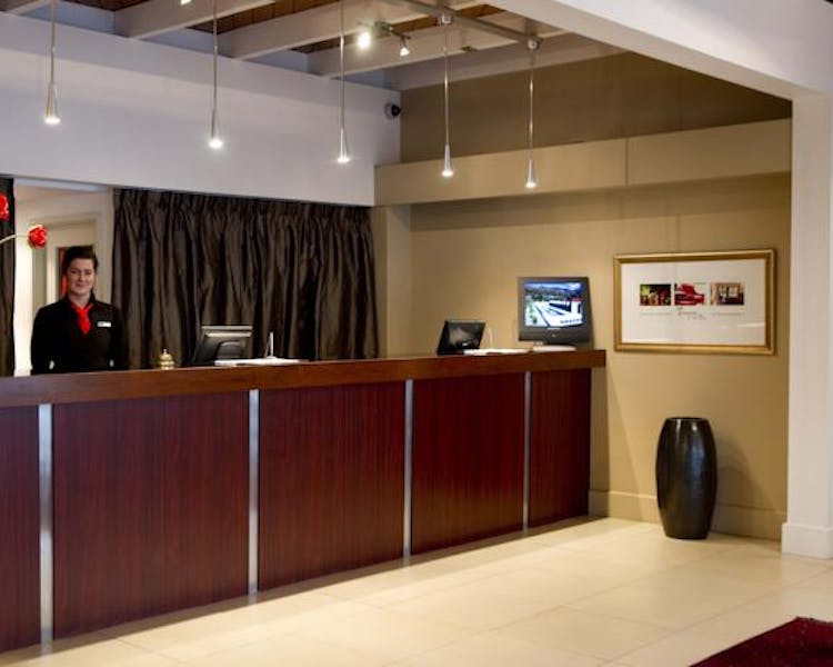 The motel rooms at the Ashley Hotel are contemporary with your total comfort in mind