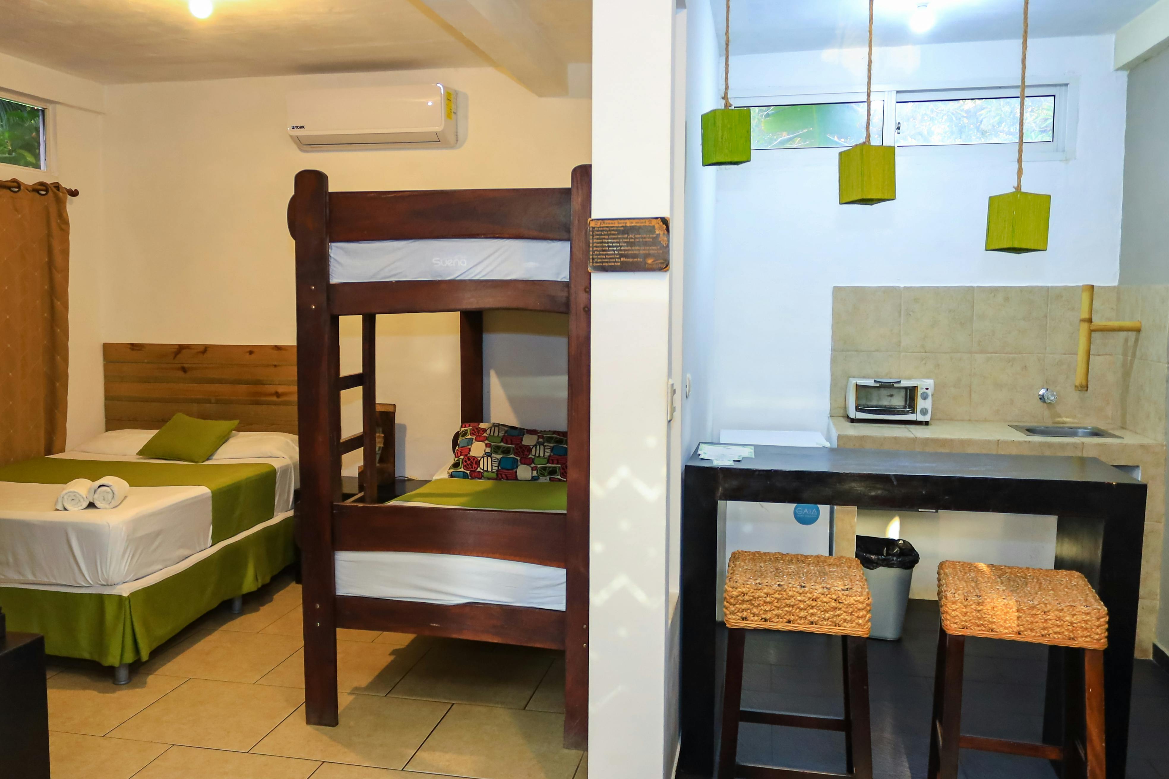 daining with bedroom