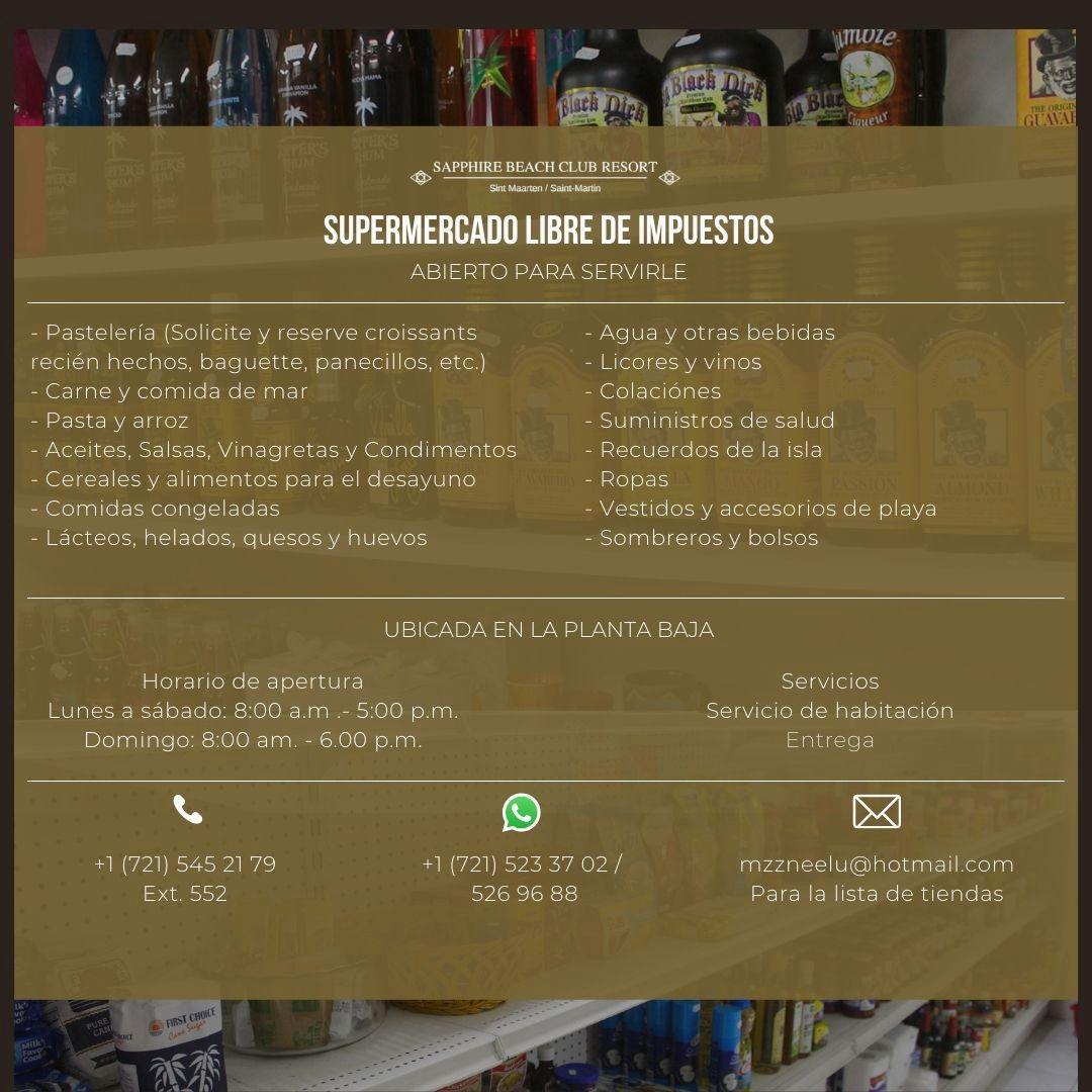 duty free superette, hotels, saint-martin, sint-maarten, shopping