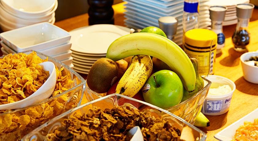 Still life on breakfast table
