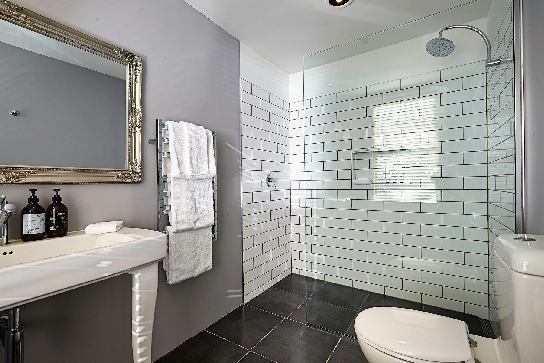 Historic waterfront bathroom