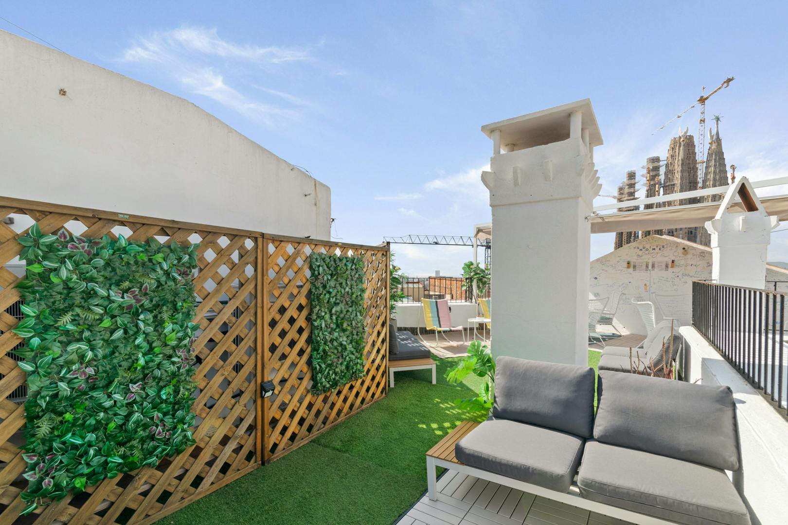 CHILL OUT ZONE on our shared rooftop terrace