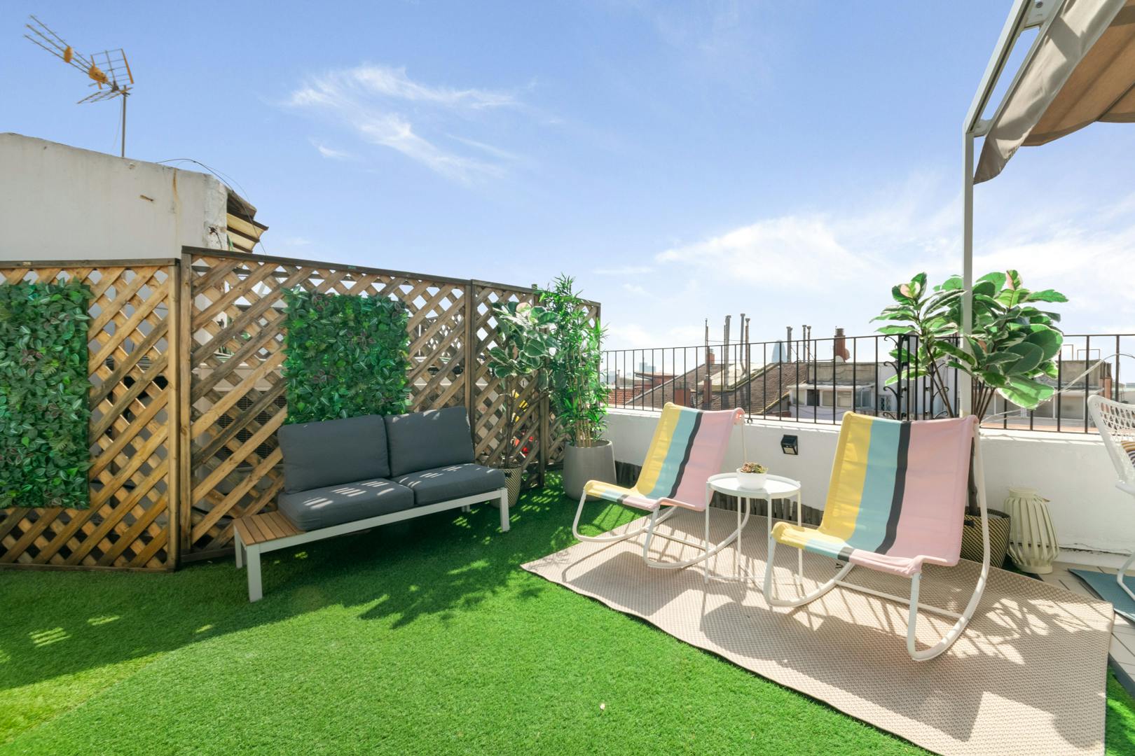 CHILL OUT ZONE on our shared rooftop terrace