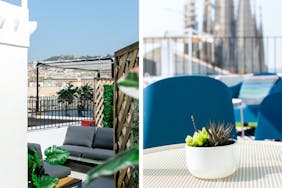 LOUNGE ZONE on our shared rooftop terrace
