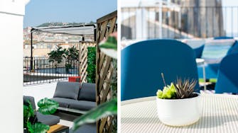 LOUNGE ZONE on our shared rooftop terrace