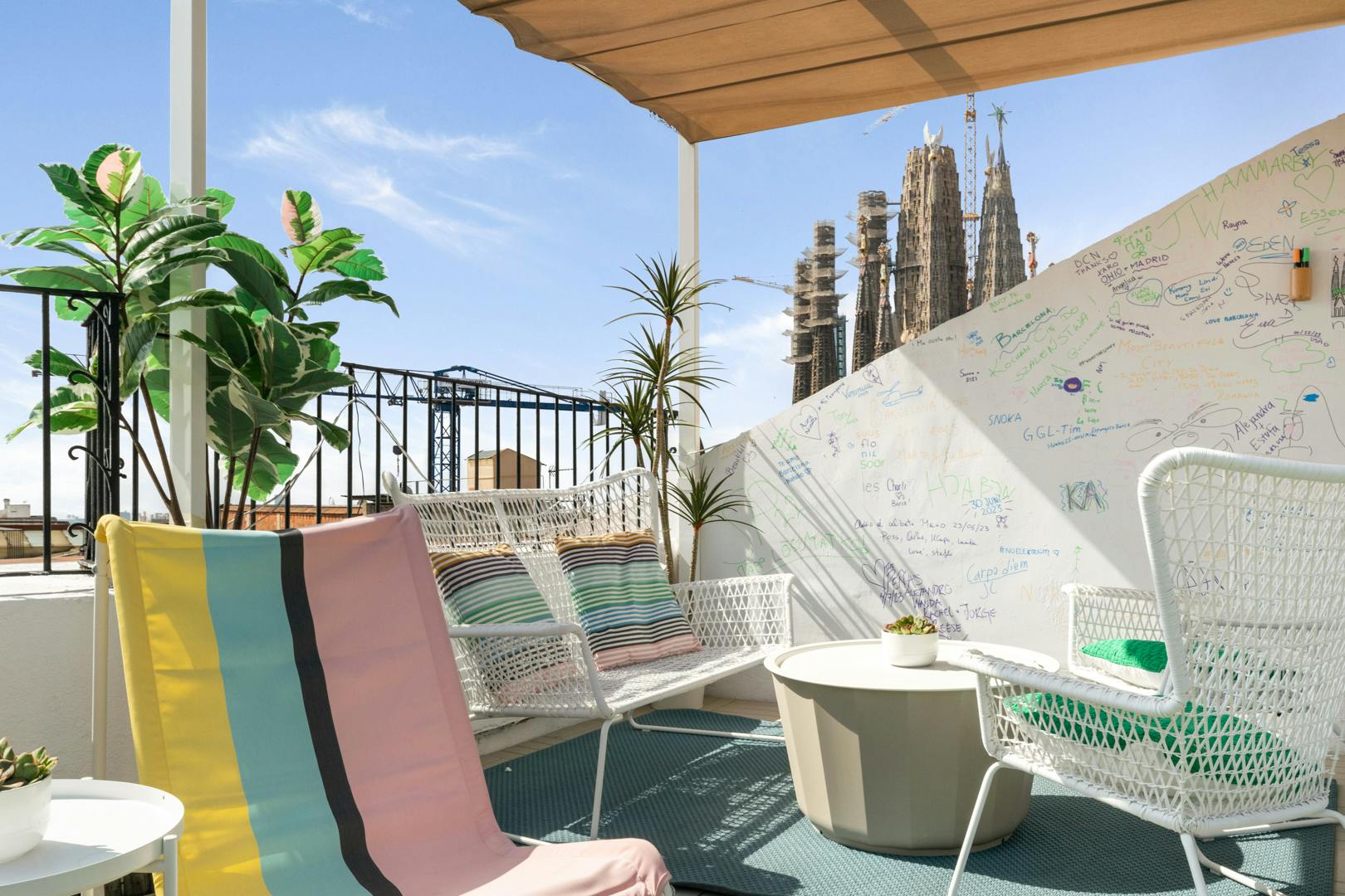 CHILL OUT ZONE on our shared rooftop terrace