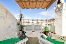 LOUNGE ZONE on our shared rooftop terrace