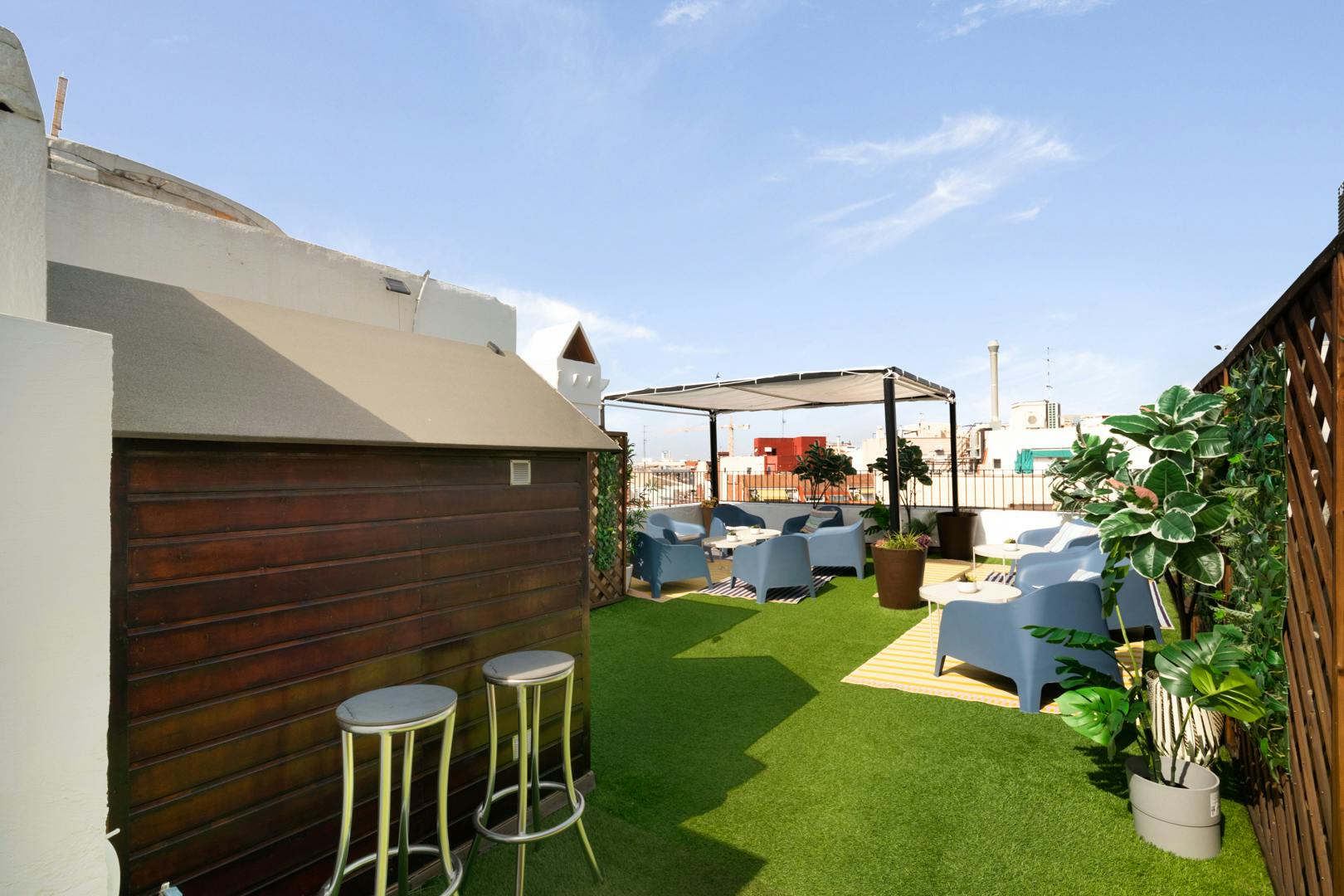 CHILL OUT ZONE on our shared rooftop terrace