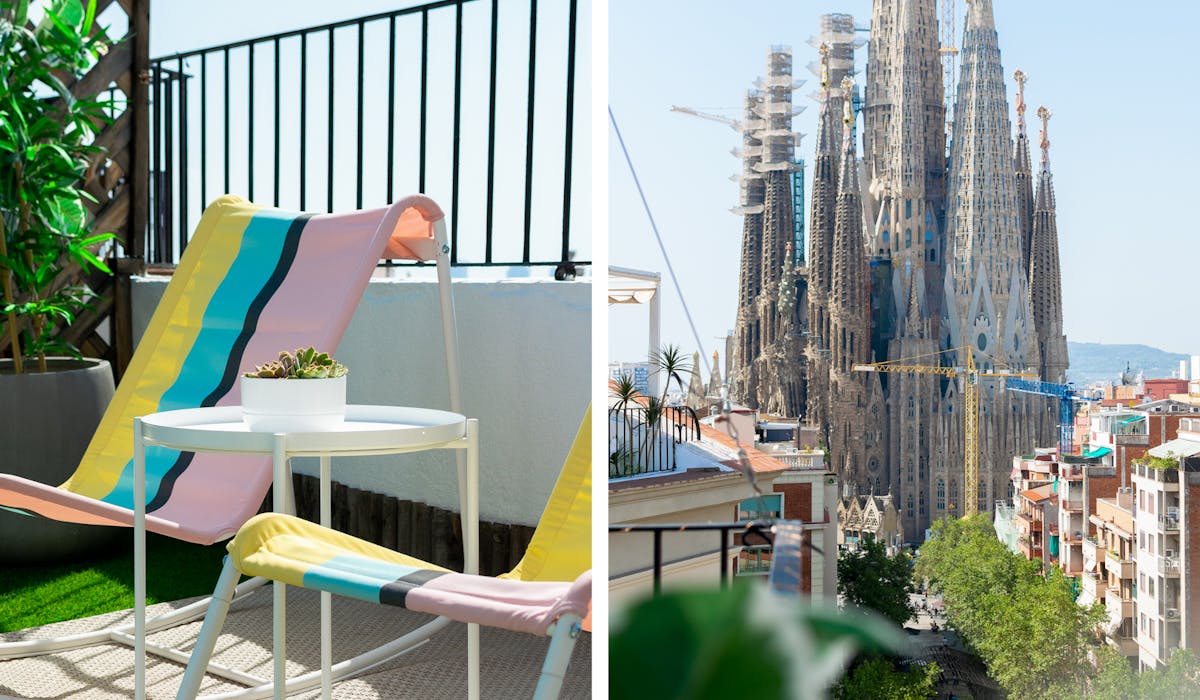 CHILL OUT ZONE on our shared rooftop terrace