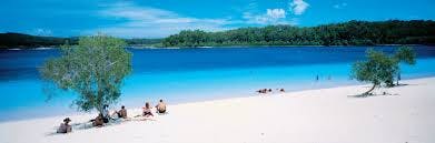 Fraser Island tours. Lake Mackenzie is one of the most iconic spots on the Fraser Coast.
