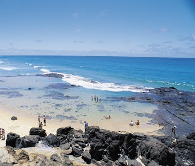 Fraser Island tours can be booked at the Beach Motel