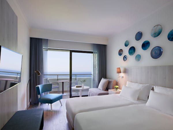 Deluxe room sea view with twin beds
