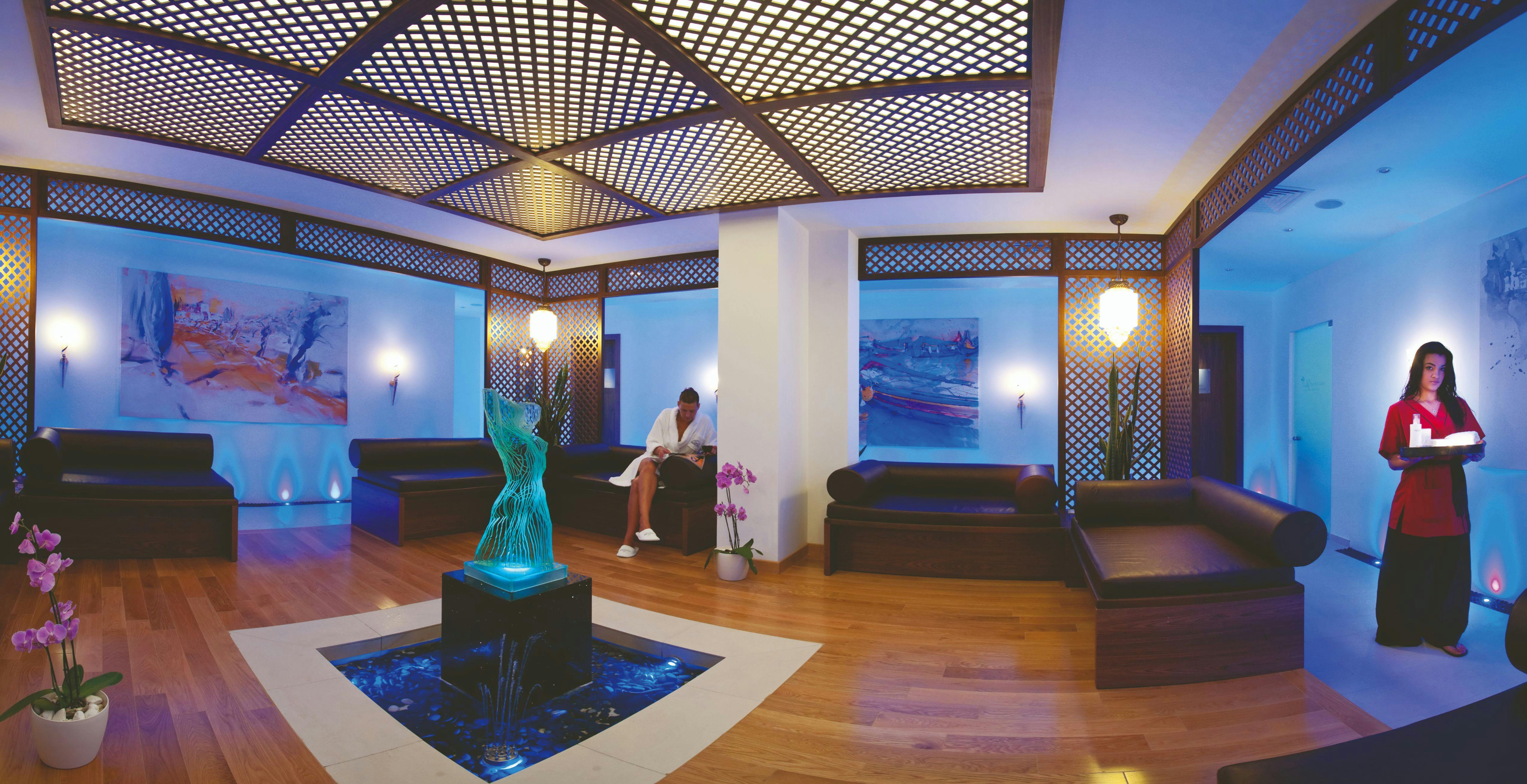 Spa relaxing area