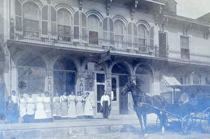 707 Avenue H was home to Troy Laundry before it became the Kingsley Inn in 1990.