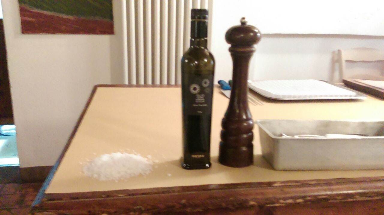 sale olio e pepe