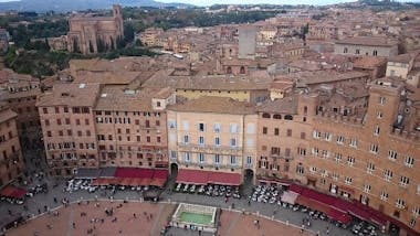 Piazza de Campo a siena ,Siena's main square