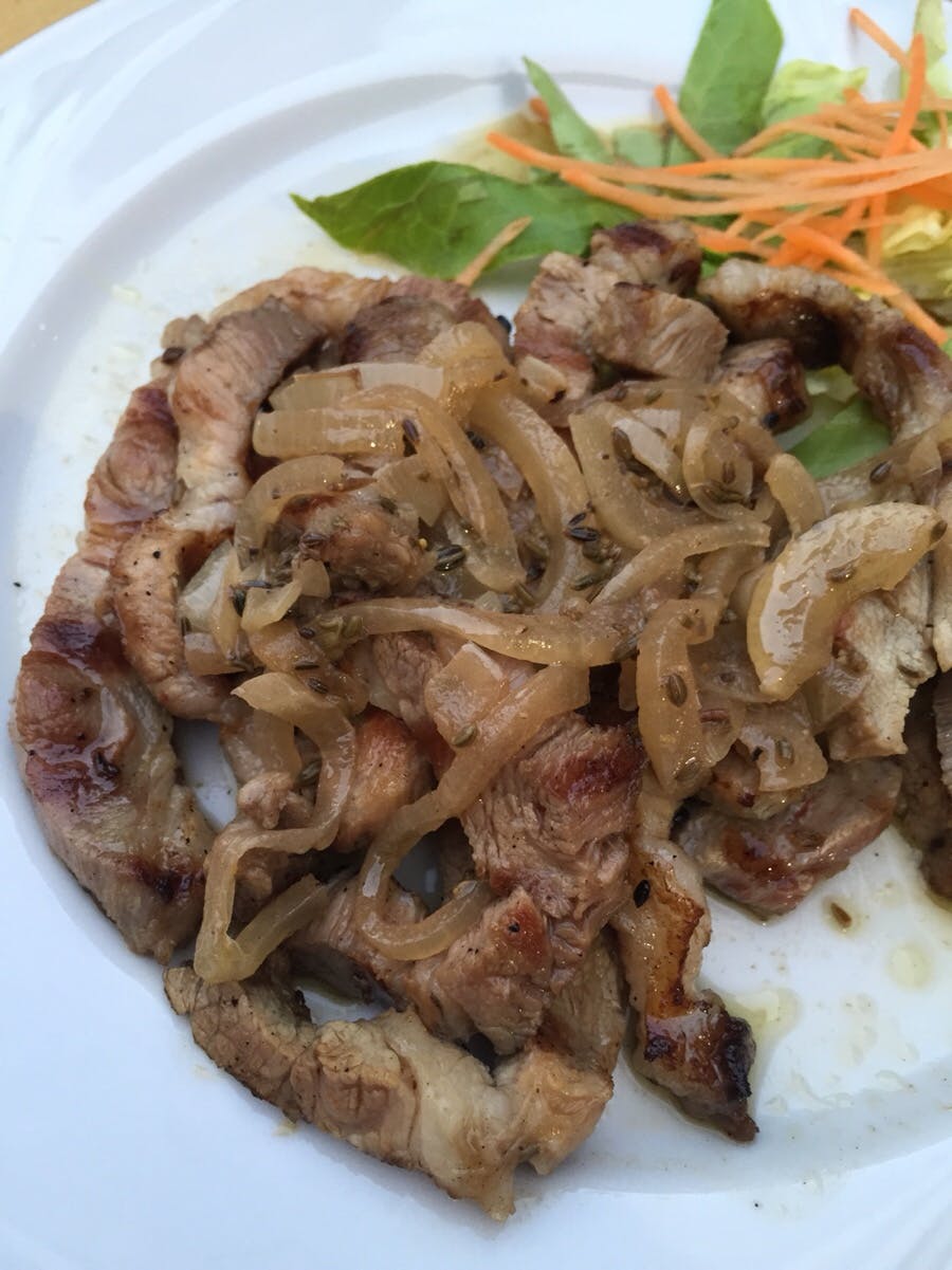 pork with fennel capocollo al finocchietto